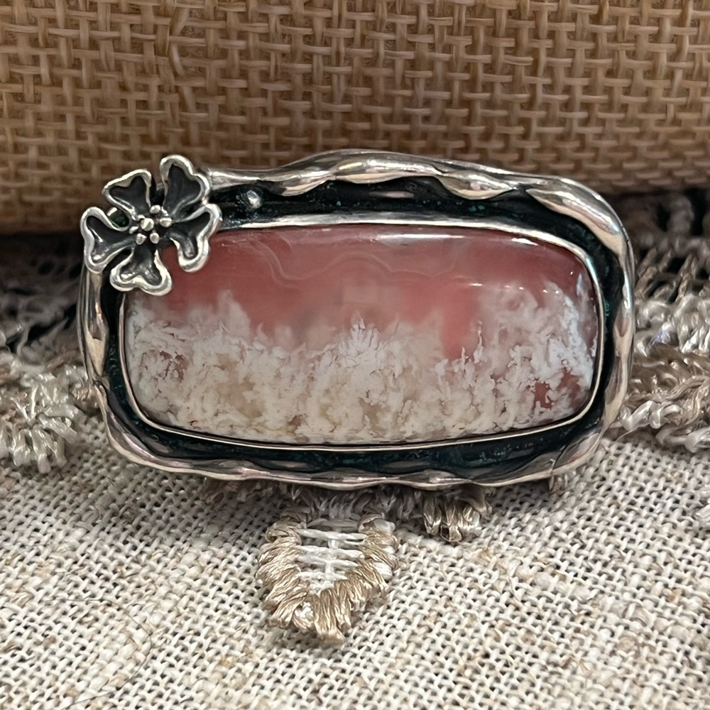 One of a kind sterling silver ring
